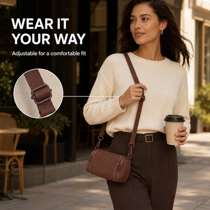 Expandable Mini Crossbody Bag with Adjustable Strap for Daily Essentials