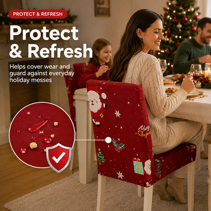Turn Everyday Dining Chairs Into Christmas Décor