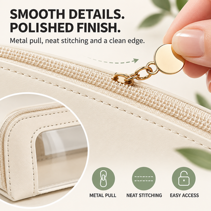💄Multifunctional Portable Makeup Brush and Cosmetic Zippered Organizer Bag💄