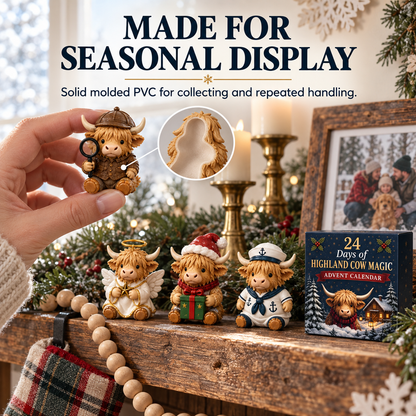 24-Day Highland Cow Advent Calendar