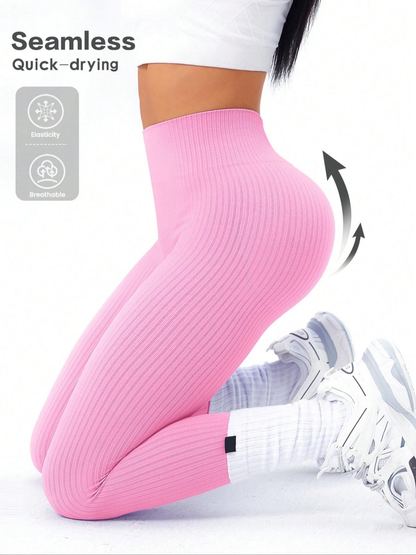 💃Women's Ribbed Yoga Leggings – High Waist & Everyday Comfort💃