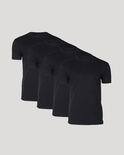 Men’s 4-Pack Short Sleeve Crew Neck T-Shirts – Premium Fit for Everyday Comfort & Casual Style