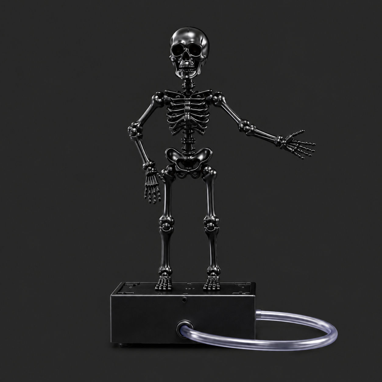 Dancing Skeleton Bubble Aquarium Ornament