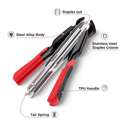 Auto-Feed Hog Ring Pliers for Wire Mesh, Cages & Fencing