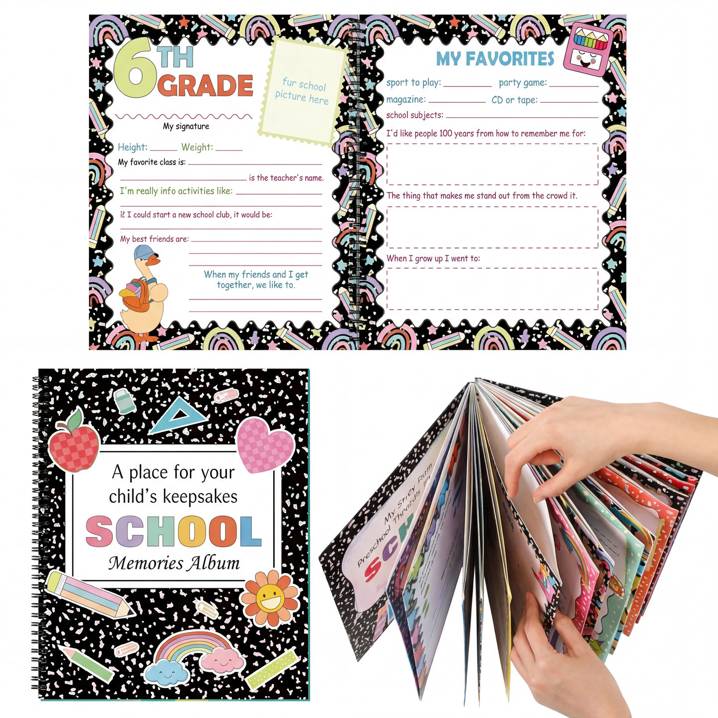 Children's School Photo Collection - Recording Beautiful School Memories