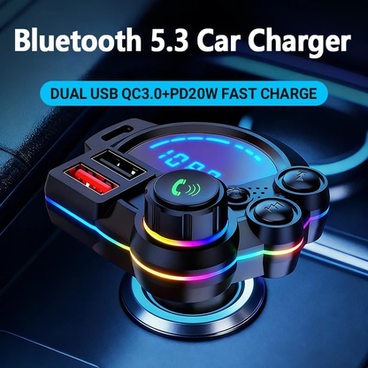 🚗Type-C car charger and Bluetooth 5.3 FM transmitter🚗