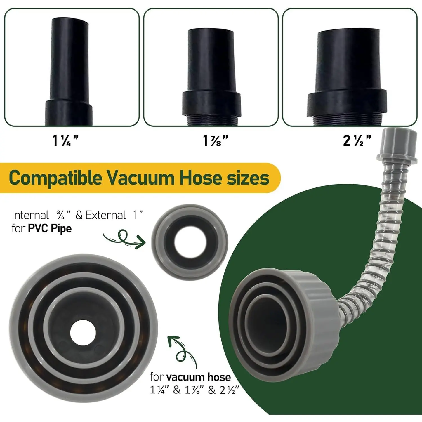 Air Conditioner Drain Pipe Cleaning Tool – Compatible with Most PVC Pipe Sizes