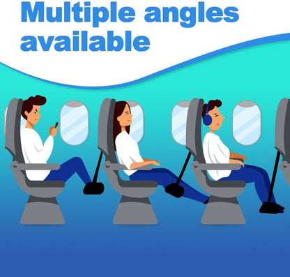 Airplane Foot Rest Hammock for Long Flights（Free storage bag and sleep set）