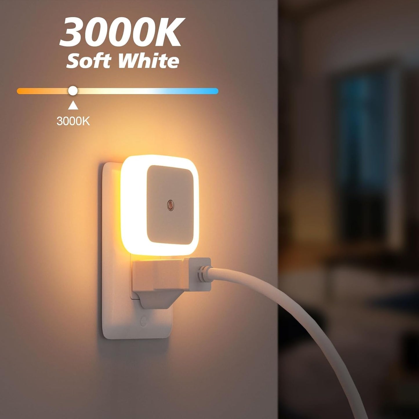 Bamafrontierma™ Night Lights Plug into Wall-Auto-On/Off