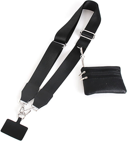 Clip and Go Strap for Phone with Wallet