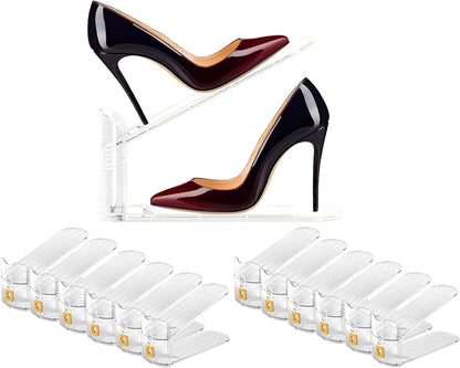 Clear Shoe Stacker Organizer