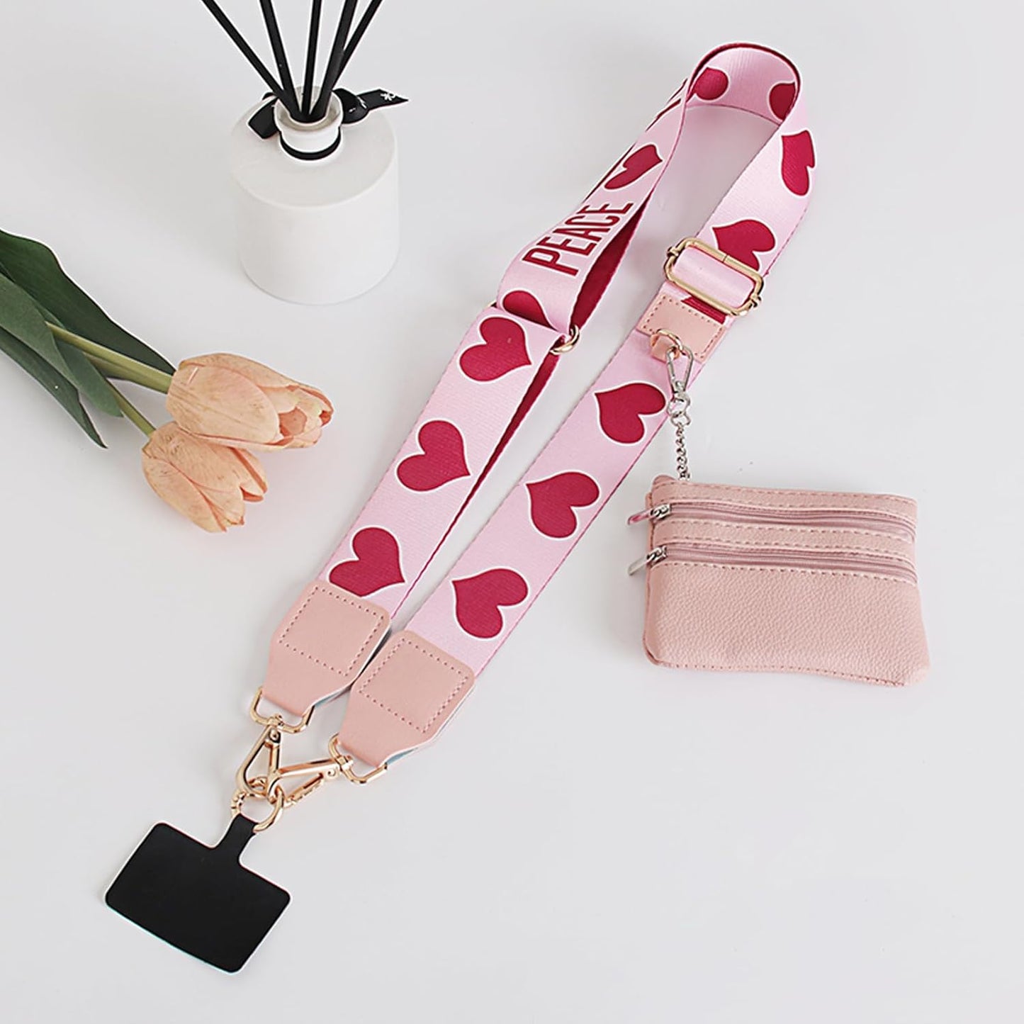 Clip and Go Strap for Phone with Wallet