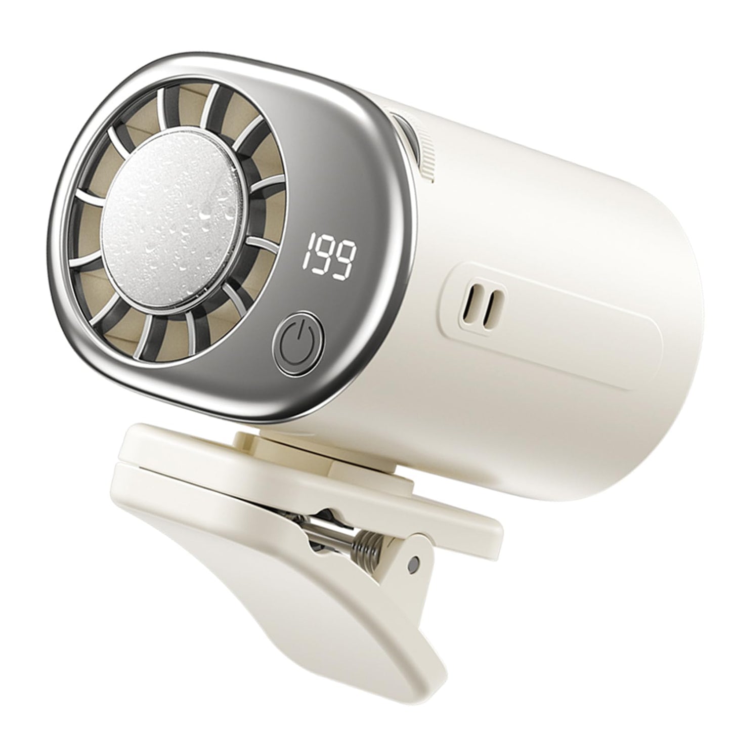Safe Clip-On Cooling Fan for Car Seats — 360° Adjustable, Rechargeable & Long-Lasting