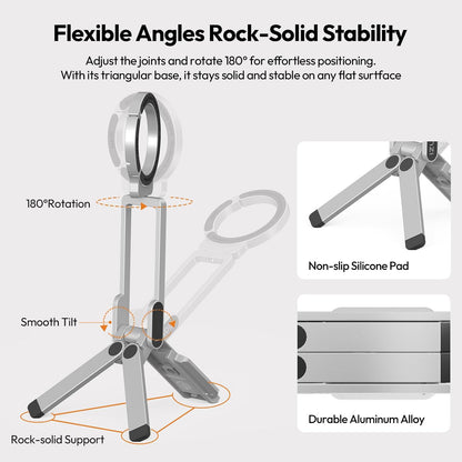 MagLock 5-in-1 Magnetic MagSafe Carabiner Phone Stand
