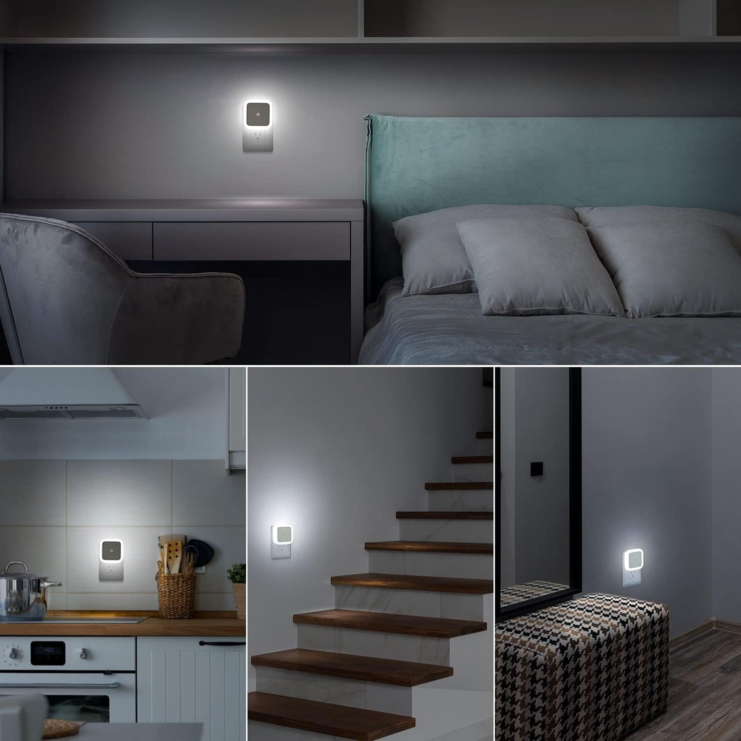 Bamafrontierma™ Night Lights Plug into Wall-Auto-On/Off