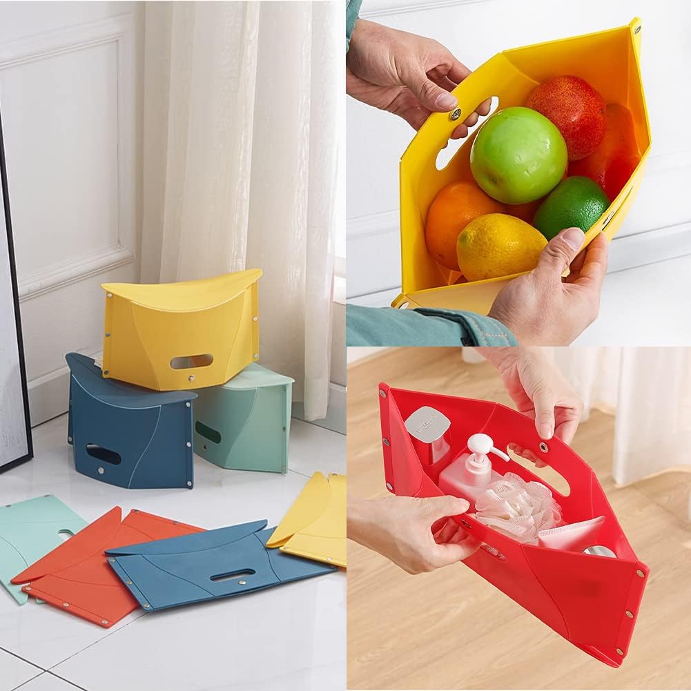 Ultralight Folding Travel Stool & Airplane Footrest——Relief for Long Flights, Camping & Outdoor Waiting