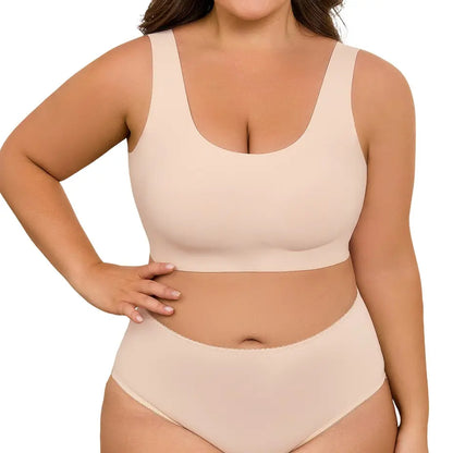 Seamless Wireless Full Coverage Bra – Soft, Breathable & Supportive