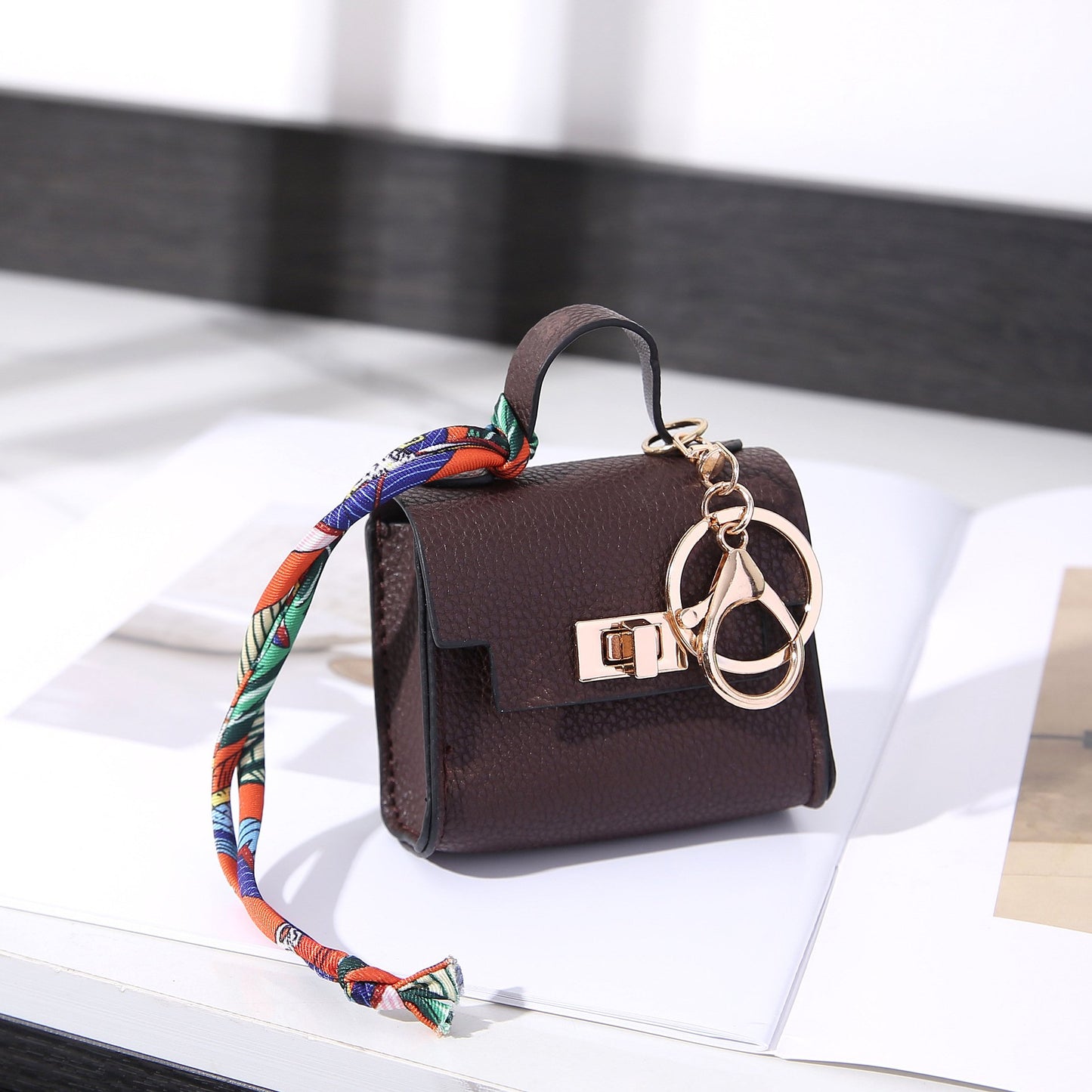 👜Mini Square Bag Pendant Keychain