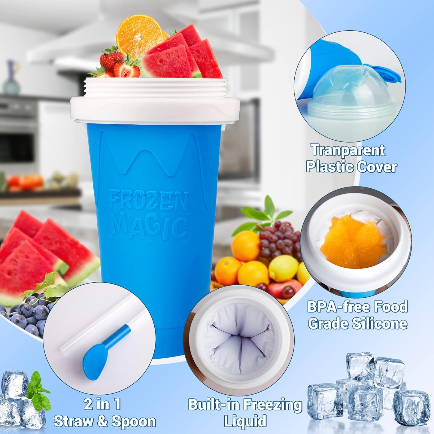 🧊Freeze, Squeeze & Enjoy! DIY Slushie Cup🧊