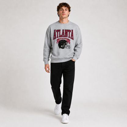 Vintage U.S. City Graphic Oversized Sweatshirt