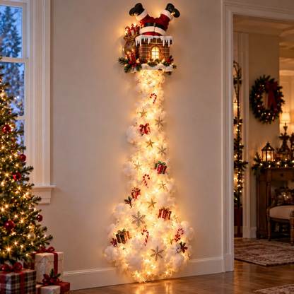 3D Glowing Christmas Wall Decorations - Christmas Magic on the Wall