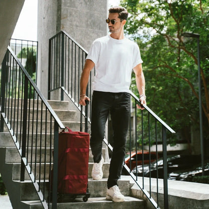The Weekender Pro™: 2-in-1 Wrinkle-Free Rolling Garment Duffel Bag