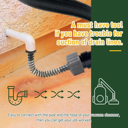 Air Conditioner Drain Pipe Cleaning Tool – Compatible with Most PVC Pipe Sizes