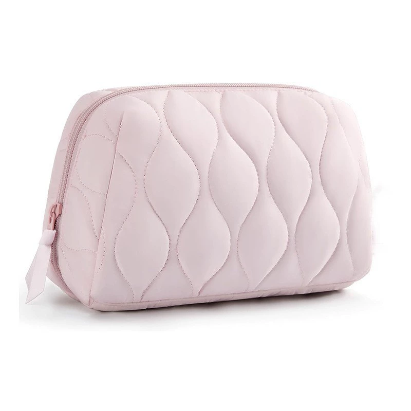 Large Capacity Quilted Fluffy Storage Bag For Women
