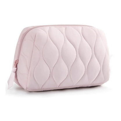 Large Capacity Quilted Fluffy Storage Bag For Women