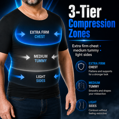 Male Gynecomastia Compression Shirt
