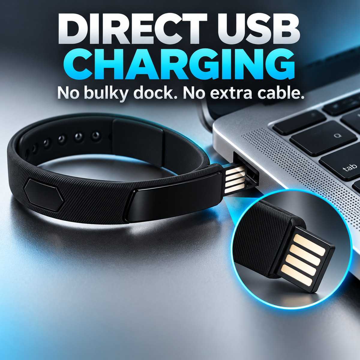 😴Smart Vibration Alarm Wristband for Heavy Sleepers & Activity Tracking😴