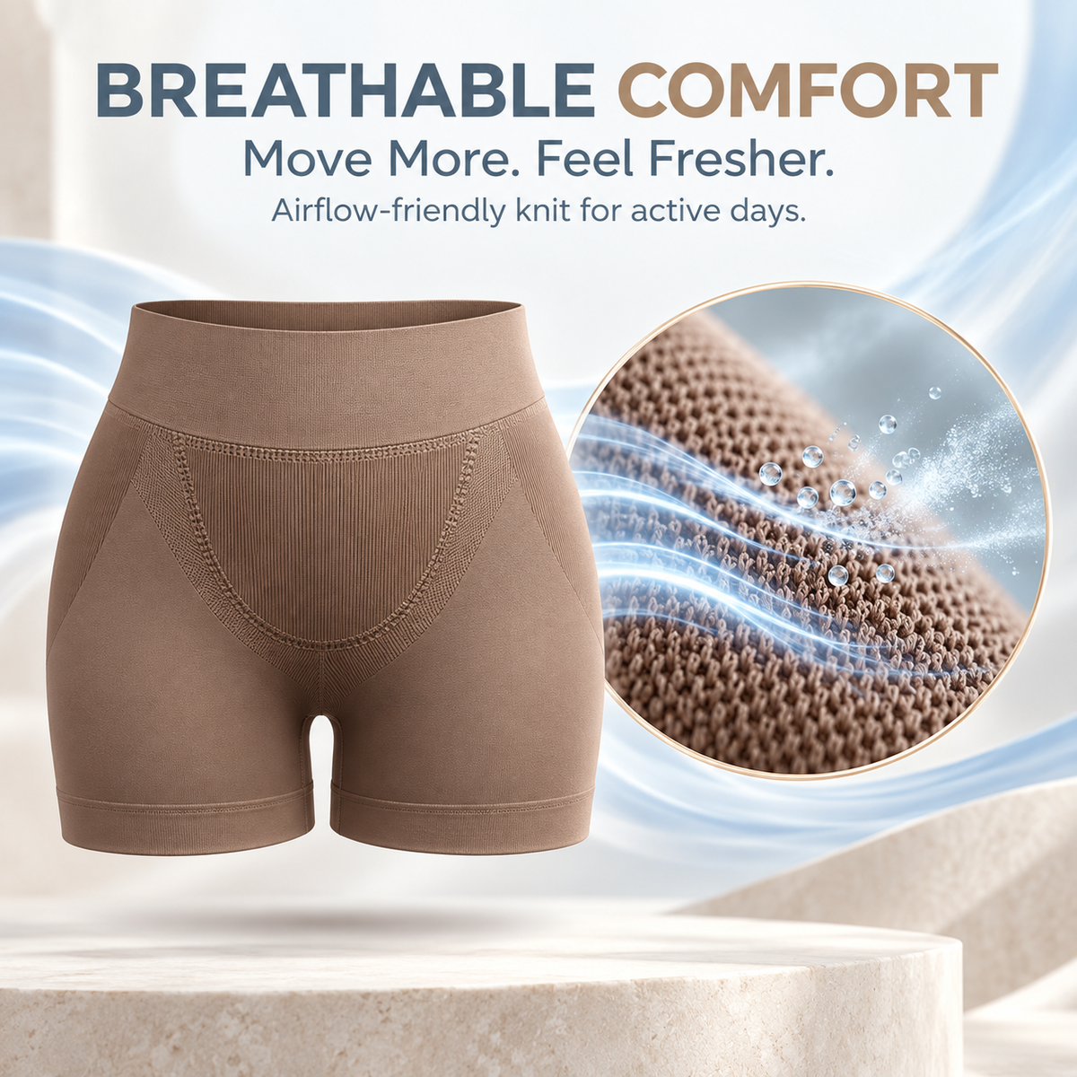 Women’s Seamless High-Waist Shaping Shorts with Butt Lift Support