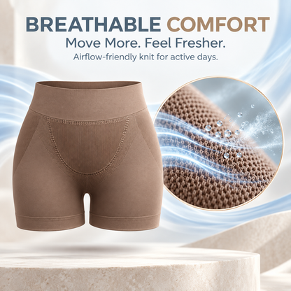 Women’s Seamless High-Waist Shaping Shorts with Butt Lift Support