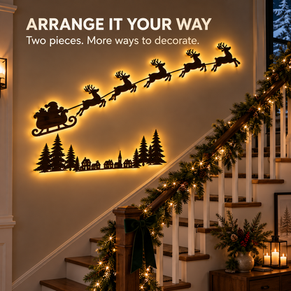Christmas Reindeer LED Wall Decor