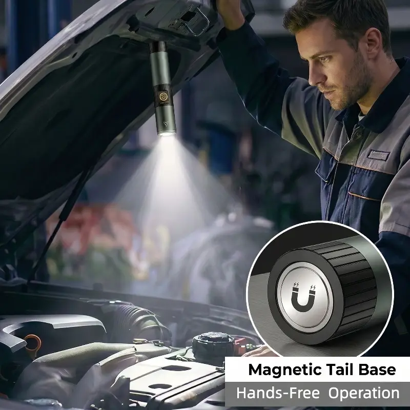 1800LM 5-in-1 Magnetic Rechargeable Flashlight