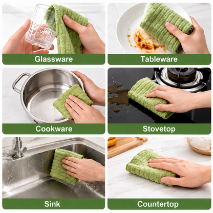 Reusable Tear-Off Kitchen Cloths – 20 Sheets per Roll
