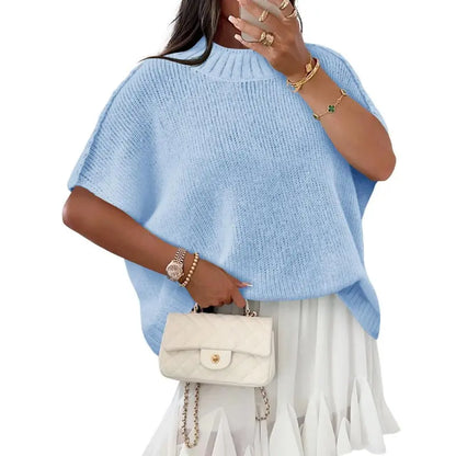 💃Women's Loose-Fit Batwing Sleeve Knitted Pullover💃