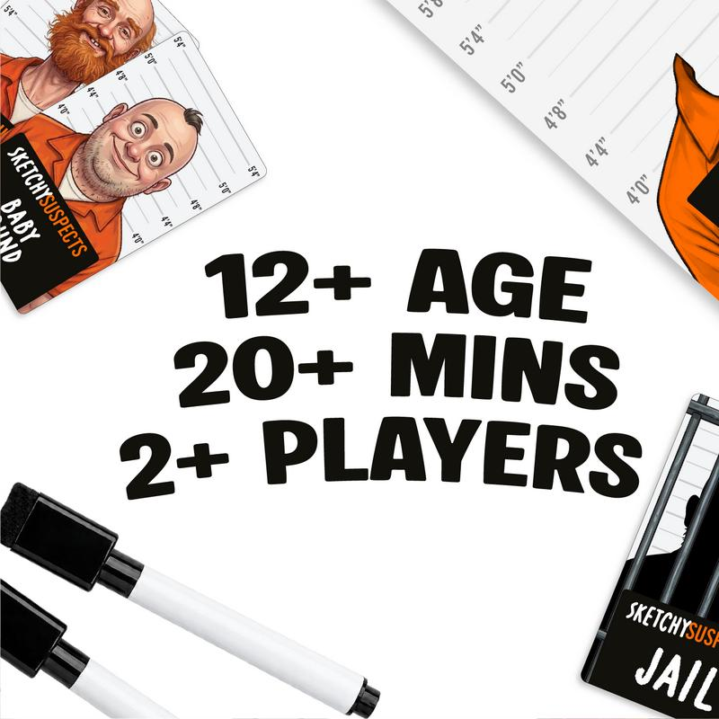 Hilarious Police Sketch Party Game - Draw the Criminal Based on Terrible Descriptions