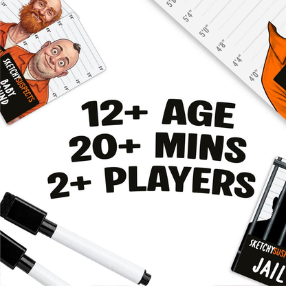 Hilarious Police Sketch Party Game - Draw the Criminal Based on Terrible Descriptions