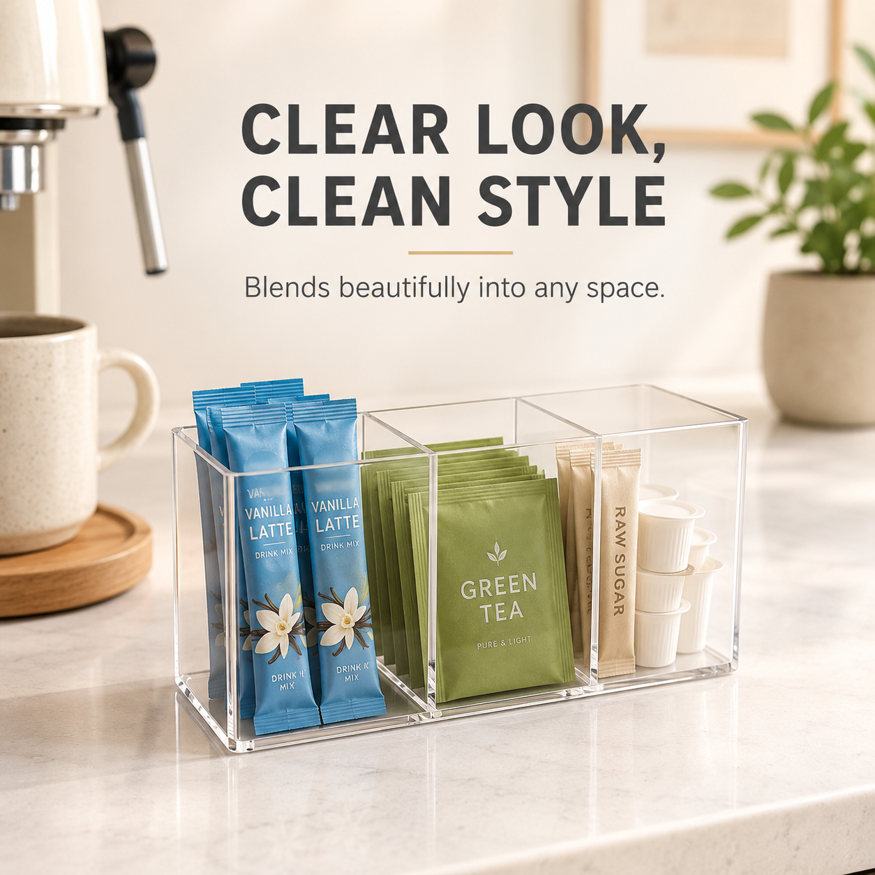 Transparent storage box – for storing various small necessities