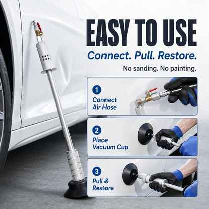 PULL DENTS. SAVE BIG. PRO RESULTS—NO BODY SHOP.
