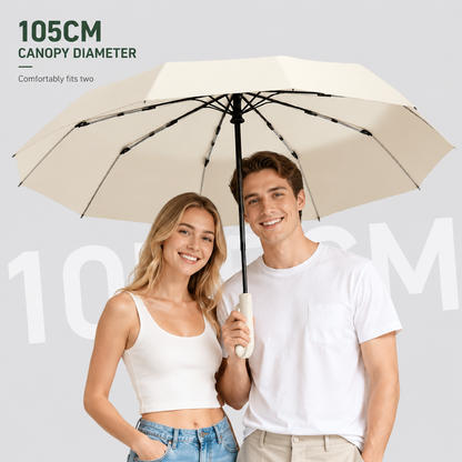 Magic Water-Revealing Automatic Umbrella with Drip-Proof Sleeve