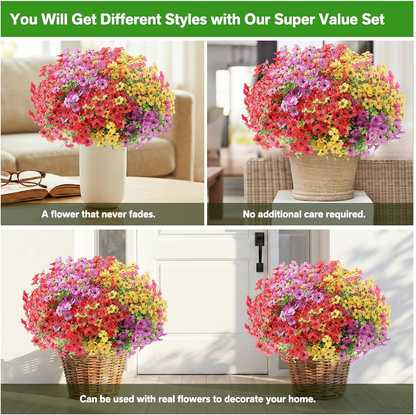 💐Everlasting Colorful Artificial Flower Bouquet💐