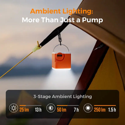 Bamafrontierman™ Portable Mini Air Pump with LED Light