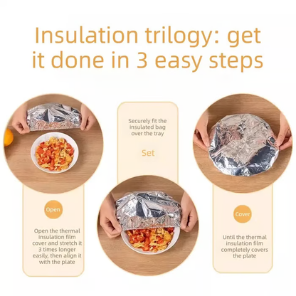 Reusable Aluminum Foil Food Insulation Cover