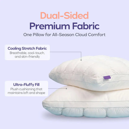 Bamafrontierman™ Ice-Silk Soft Quilted Puff Grid Design Pillow