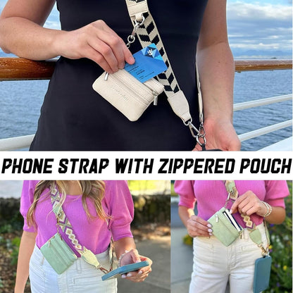 Clip and Go Strap for Phone with Wallet