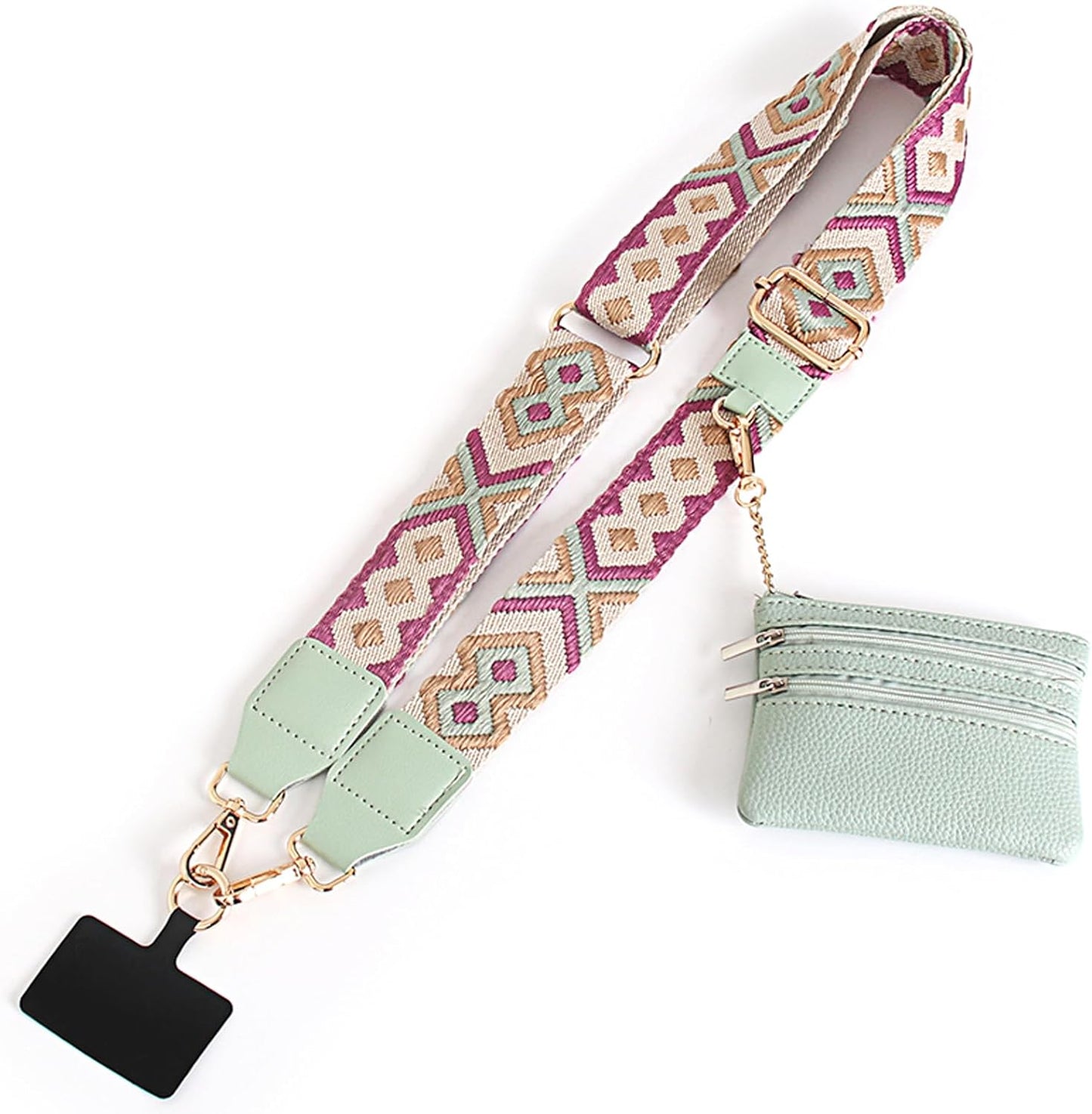 Clip and Go Strap for Phone with Wallet