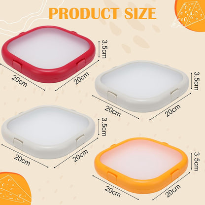 Silicone Fruit Storage Box （7.9 x 7.9 x 1.4 Inches)