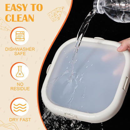 Silicone Fruit Storage Box （7.9 x 7.9 x 1.4 Inches)